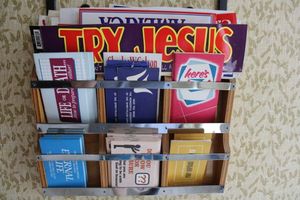 lot 1 image: Christian Bible tracks, Bibles and bumper sticks