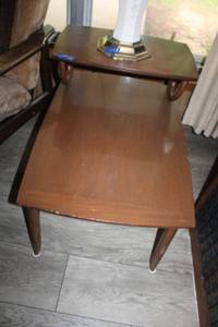 lot 68 image: 2-tier side table - 20x30x22 (matches lot 73)