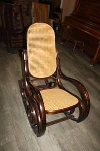 lot 75 image: Vintage cane set rocker