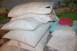 lot 122 image: Pillows and sheets