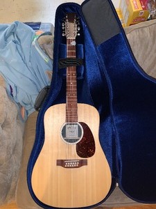 lot 2 image: Martin 12 String Acoustic Guitar With Case
