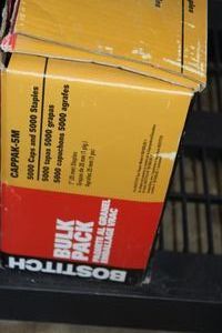 lot 70 image: Bostitch Bulk Pack Caps and Staples