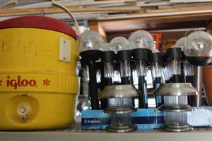lot 75 image: Solar Yard Lights, and Igloo Drink Cooler