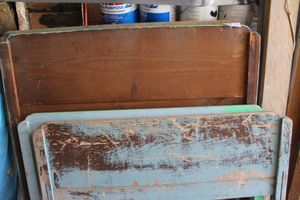 lot 87 image: Vintage Twin Bed Frames (2)
