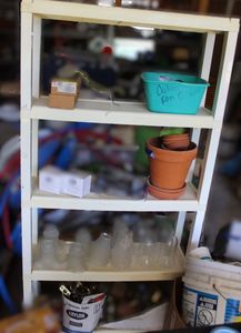 lot 121 image: Plastic Shelf Not Contents