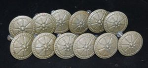 lot 38 image: Round Metal Decorative Drawer Pulls