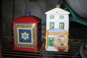 lot 60 image: Two Cookie Jars as shown