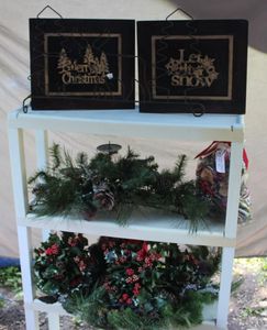 lot 99 image: Christmas Decorations as shown
