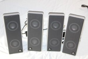 lot 153 image: Two Sets Logitech USB Speakers