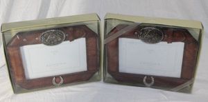lot 163 image: Two Sonmoa Horse Themed Unused Portrait Frames Unused