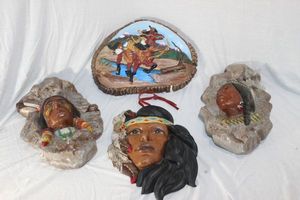 lot 165 image: Native American Wall Doo