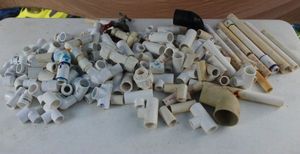 lot 143 image: Misc Small PVC Fittings