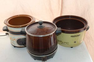 lot 148 image: Vintage Slow Cookers as shown