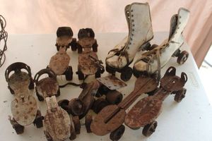 lot 184 image: Vintage roller skates