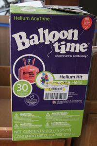 lot 188 image: Ballon Helium Tank Partially Full