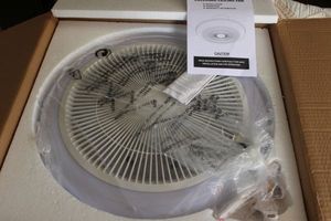 lot 201 image: Cizczn enclosed ceiling fan- unistalled in Original Box