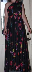 lot 205 image: Floral Dress.. Size 10