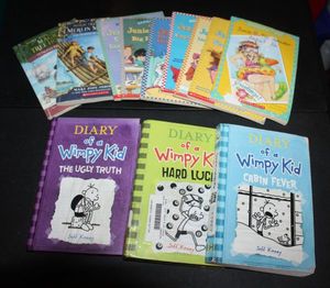 lot 206 image: Youth Books, Judy B Jones, Diary of a Whimpy Kid and Others