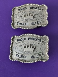 lot 62 image: Lot of 2 - Rodeo Belt Buckle
