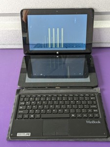 lot 63 image: Lot of 2 - WinBook Tablet PC Model No TW101
