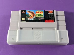lot 144 image: Super Nintendo SNES BASS TOURNAMENT CHAMPIONS Game
