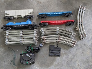 lot 247 image: Lionel Train Car & Track Bundle