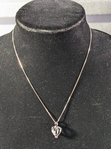 lot 276 image: Sterling Silver Necklace w Pendant