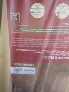 lot 43 image: Ames collection natural bamboo laminate flooring