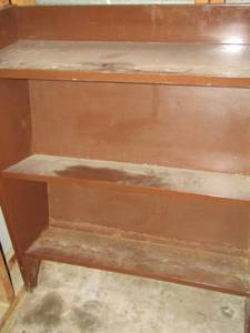 lot 91 image: 3 tier metal lawyers book case 393319