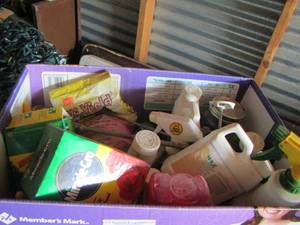 lot 119 image: box of outdoor chemicals used
