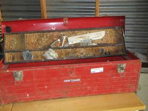 lot 125 image: craftsman tools box