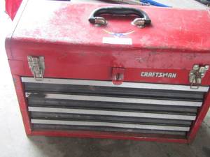 lot 137 image: CRAFTSMAN 4 drawer tool box