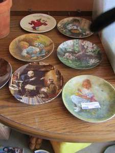 lot 152 image: various dcor plates by JM Cleland and Norman Rockwell qty 7