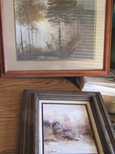 lot 157 image: wall art qty 2 size unknown