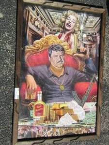 lot 163 image: ART  - MARILYN MONROE , TEQUILA , GOLD  PLUS