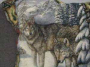 lot 205 image: Wolf fabric placement approx. size 2821