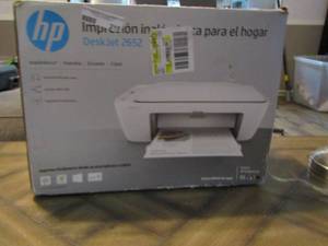 lot 215 image: HP Desk Jet 2652 printer in original box