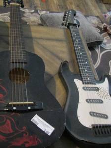 lot 246 image: SMALL GUITARS  qty 2