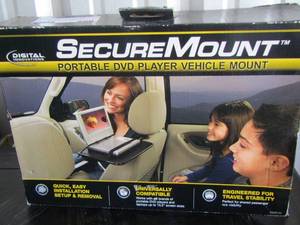 lot 290 image: secure mount portable dvd vehicle mount