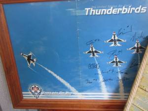 lot 306 image: United States Air Force  THUNDERBIRD WALL ART