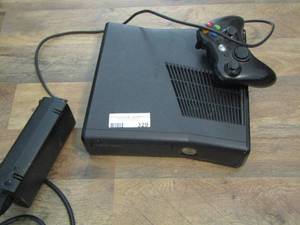 lot 329 image: X BOX 360, has one controller - cords not included