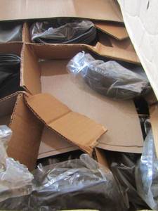 lot 60 image: Box of large rubber caps