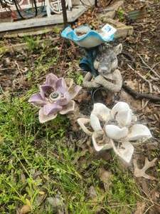 lot 219 image: Yard art-sprinklers