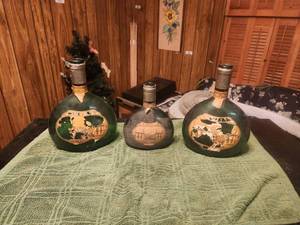lot 159 image: Selection of 3 vintage Mateus wine bottles