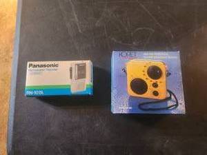 lot 93 image: Panasonic microcassette recorder & Koret water resistant radio in boxes