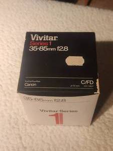 lot 8 image: Vivitar Series 1 - 35-85m lens for Canon