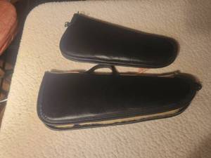 lot 22 image: Selection of 2 lined pistol soft side cases