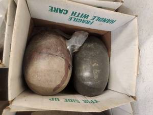lot 35 image: Lingam Stone from the Narmada basin in India - 2