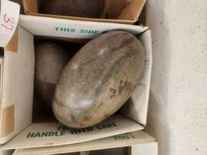 lot 37 image: Lingam Stone from the Narmada basin in India - 2