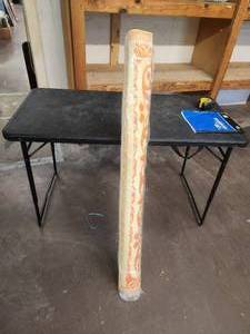 lot 96 image: Orange & Cream indoor & outdoor plastic mats-rugs - 48 x 68 - bid x 10